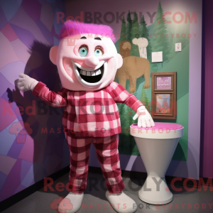 Magenta Tooth Fairy mascot...