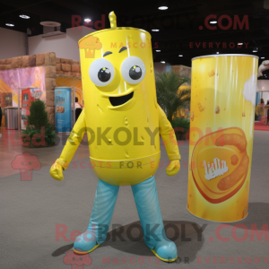 Lemon Yellow Soda Can...
