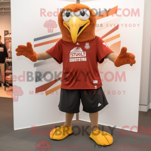 Rust Bald Eagle mascot...