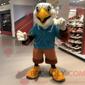 Rust Bald Eagle maskot...