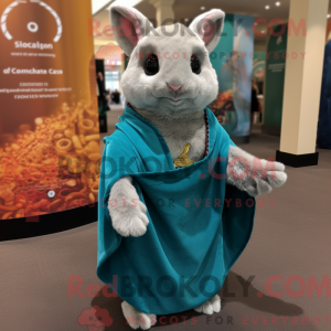 Turquoise Chinchilla mascot...