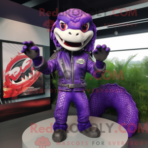 Purple Python mascot...