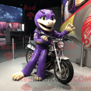 Purple Python mascot...