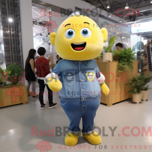 Citrongul kartoffel maskot...