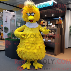 Gule Høns maskot kostume...