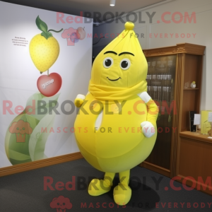 Lemon Yellow Grape mascot...