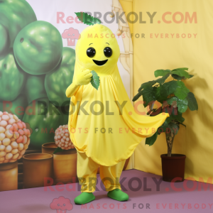 Lemon Yellow Grape mascot...