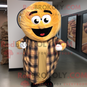 Gold Bagels mascot costume...
