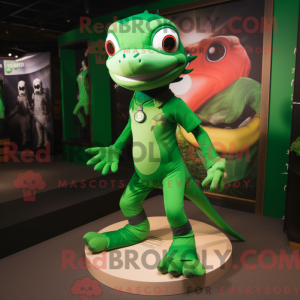 Forest Green Geckos mascot...