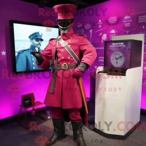 Magenta Civil War Soldier...