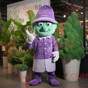 Lavender Spinach mascot...