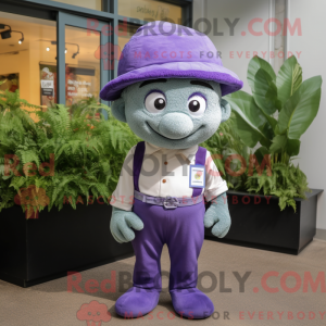 Lavender Spinach mascot...