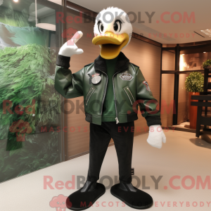 Forest Green Goose mascot...