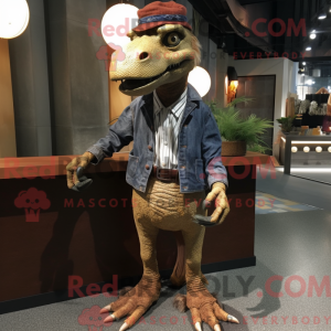 Deinonychus maskot kostume...