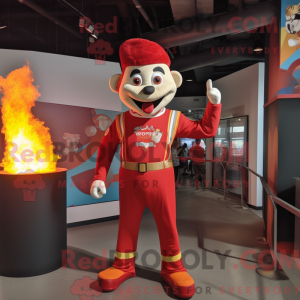 Postava maskota Red Fire...