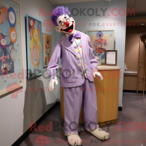 Lavender Clown mascot...