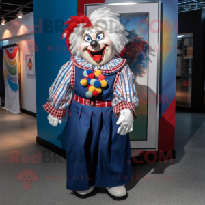 Navy Clown mascotte kostuum...