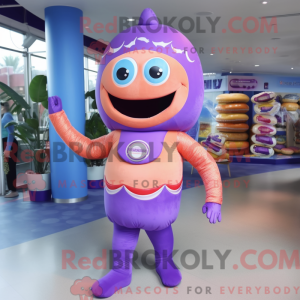 Postava maskota Purple...