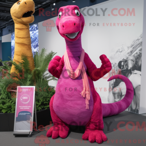 Magenta Brachiosaurus...