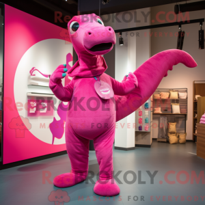 Magenta Brachiosaurus...