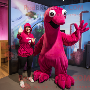 Magenta Brachiosaurus...