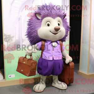 Lilla Hedgehog maskot...