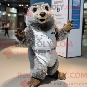 Silver Marmot mascot...