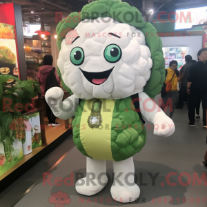 Cauliflower mascot costume...