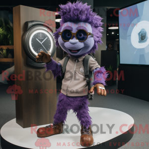Postava maskota Purple...