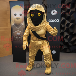 Guld Para Commando maskot...