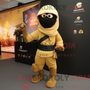 Guld Para Commando maskot...