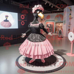 Black Flamingo mascot...