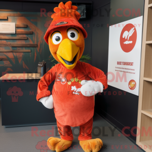 Mascotte de poulet Tandoori...