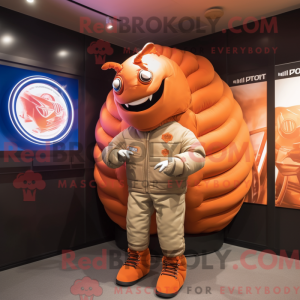 Orange Trilobite mascot...