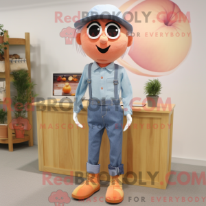 Peach Plum-maskotdraktfigur...