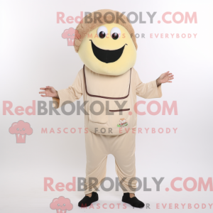 Beige Falafel mascot...