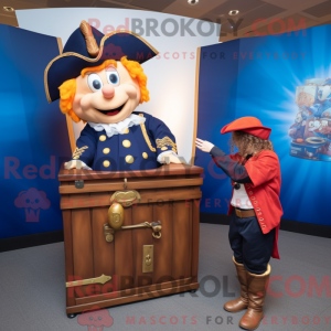 Navy Treasure Chest maskot...