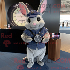 Navy Chinchilla mascot...