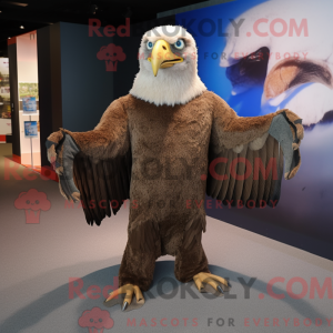 Brun Bald Eagle maskot...