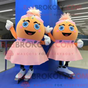 Postava maskota Peach Pair...