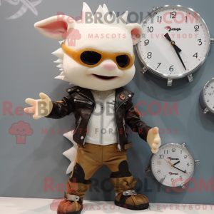 Cream Axolotls mascot...