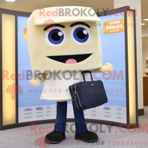 Postava maskota krémové...