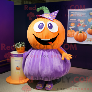 Lavender Pumpkin mascot...