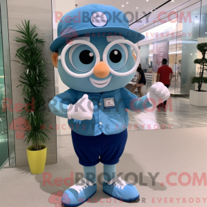 Blue Wrist Watch maskot...