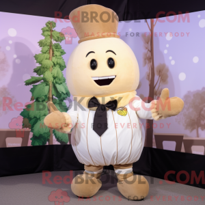Cream Turnip mascot costume...