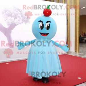 Sky Blue Cherry mascot...