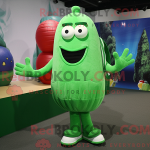 Green Cucumber mascot...