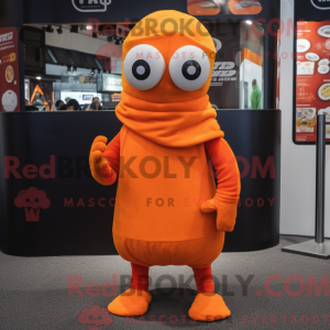 Orange Cyclops mascot...