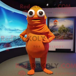 Orange Cyclops mascot...
