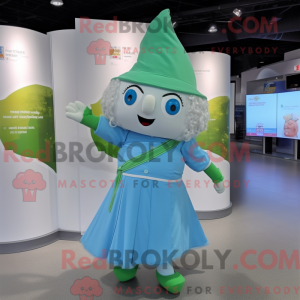 Sky Blue Irish Flag mascot...